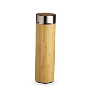 GARRAFA BAMBU 500 ML - Madeira
