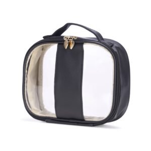NECESSAIRE EM PVC E PU TAM.M