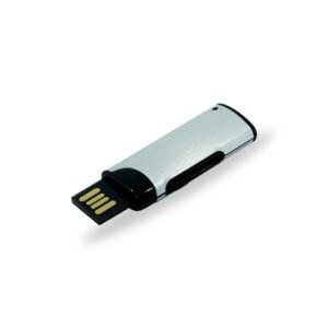 PEN DRIVE RETRÁTIL 4 GB - Prata