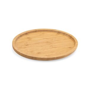 PETISQUEIRA OVAL DE BAMBU 28,5*20,5CM - Madeira