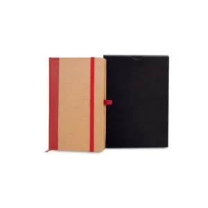 CADERNETA S/ PAUTA - 9,5X15,5 CM/VERMELHO