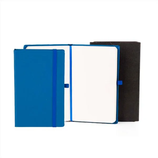 CADERNETA S/ PAUTA AZUL - 12,2X17 CM - Imagem 4