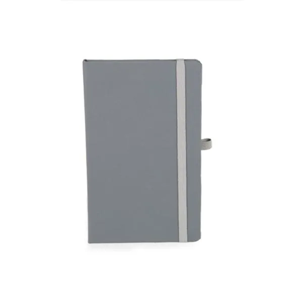CADERNETA S/ PAUTA CINZA - 12,2X17 CM - Imagem 2