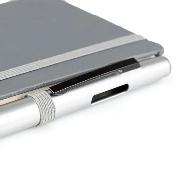 CADERNETA S/ PAUTA CINZA - 12,2X17 CM - Imagem 3