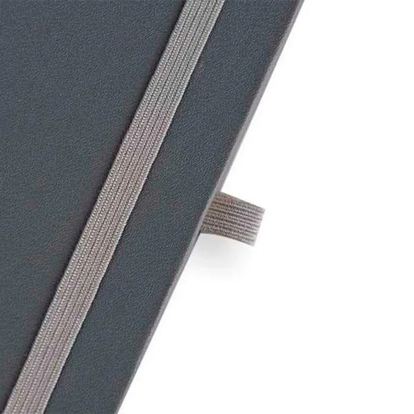 CADERNETA S/ PAUTA CINZA - 12,2X17 CM - Imagem 4