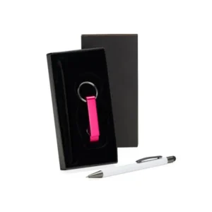 CANETA E CHAVEIRO - 2 PÇS