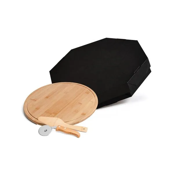 CONJ. PARA PIZZA EM BAMBU 35 CM - 3 PÇS - Imagem 2