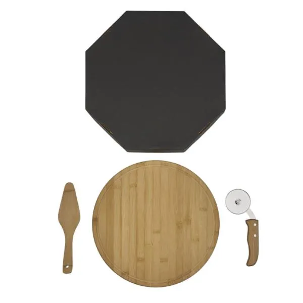 CONJ. PARA PIZZA EM BAMBU 35 CM - 3 PÇS - Imagem 5
