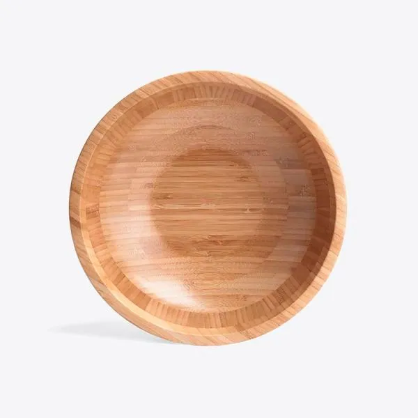 CUMBUCA REDONDA EM BAMBU COM ESPÁTULA 14CM - 200ML - Imagem 3