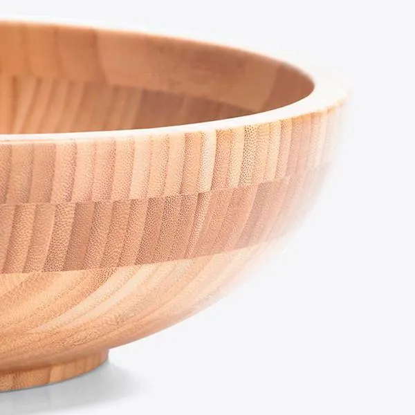 CUMBUCA REDONDA EM BAMBU COM ESPÁTULA 14CM - 200ML - Imagem 4