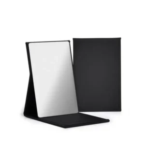 ESPELHO COM ACABAMENTO AVELUDADO PRETO - 10,8X7X1,8 CM