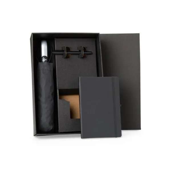 KIT GUARDA-CHUVA, CADERNO E CANETA - 3 PÇS - Imagem 2