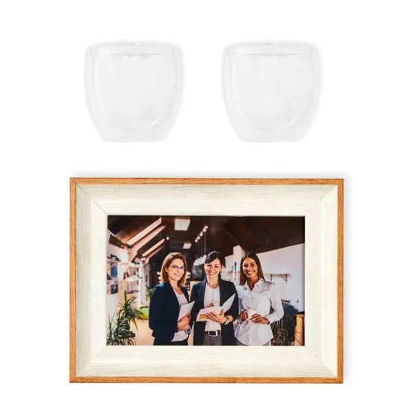 KIT PORTA RETRATO E COPOS - 3 PÇS - Imagem 3