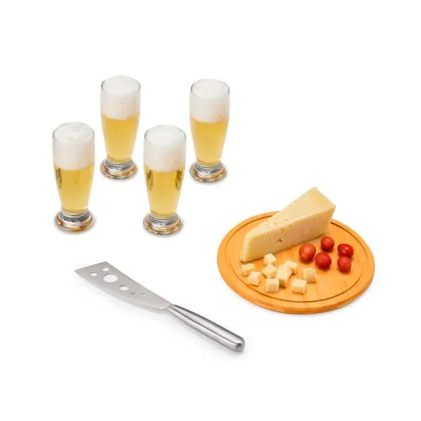 KIT QUEIJO E CERVEJA - 6 PÇS - COM FACA - Imagem 3
