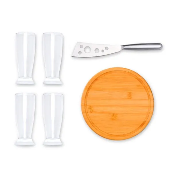 KIT QUEIJO E CERVEJA - 6 PÇS - COM FACA - Imagem 4