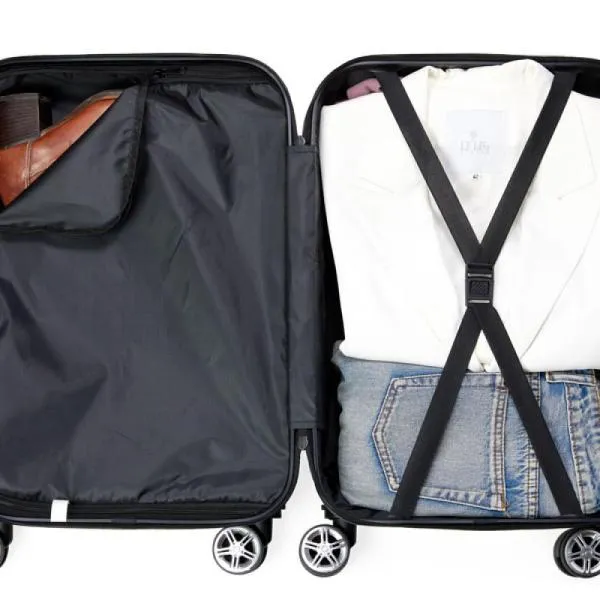MALA DE VIAGEM EM ABS RÍGIDO COM RODINHAS 360º - 37L - Imagem 4
