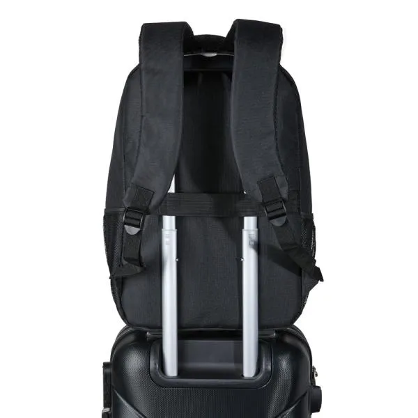 MOCHILA EM POLYESTER 600D - 28L - PRETA - Imagem 6