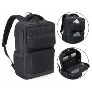 MOCHILA EM POLYESTER/PU - EXECUTIVE - 20L - PRETA