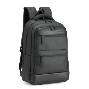 MOCHILA EM PU/POLYESTER - EXECUTIVE - 24L - PRETA