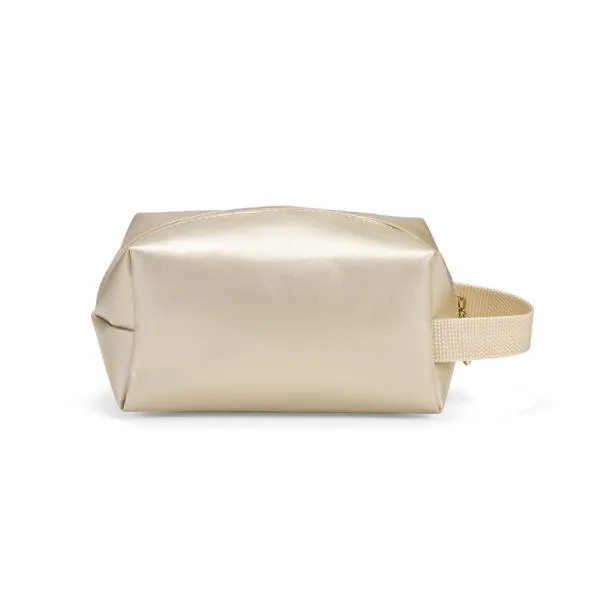 NECESSAIRE C/ ALÇA EM MATERIAL SINTÉTICO - CHAMPANHE - Imagem 3
