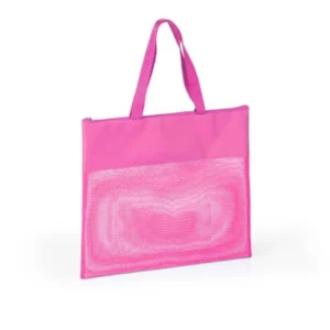 SACOLA DE MÃO EM NYLON 600 E TELA SANET