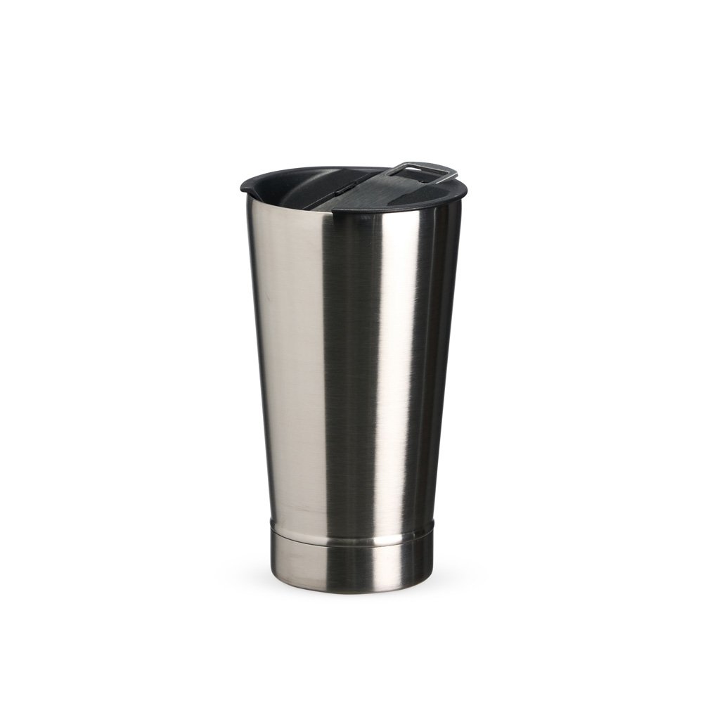 COPO TÉRMICO 500ML *LISO C/ ABRIDOR - Inox