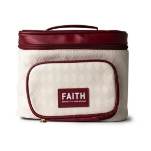 NÉCESSAIRE EM COURO SINTÉTICO