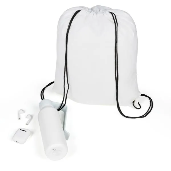 KIT MOCHILA, GARRAFA E FONE BLUETOOTH - 3 PÇS - Imagem 4