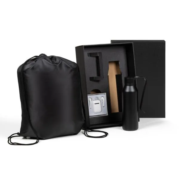 KIT MOCHILA, GARRAFA E FONE BLUETOOTH - 3 PÇS - Imagem 2