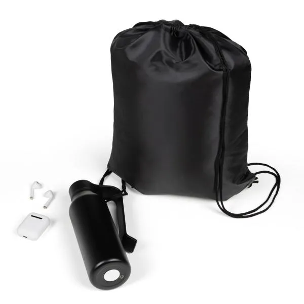 KIT MOCHILA, GARRAFA E FONE BLUETOOTH - 3 PÇS - Imagem 4