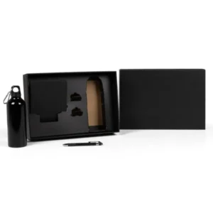 KIT SQUEEZE, CADERNETA E CANETA - 3 PÇS