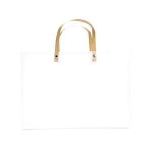 SACOLA DE PP FOSCO 25*35*13CM (HORIZONTAL) - Transparente