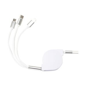 CABO USB RETRÁTIL 3 EM 1
