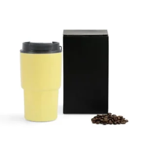 COPO TÉRMICO EM AÇO INOX CLARO - 450 ML