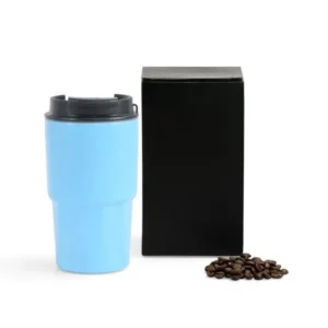 COPO TÉRMICO EM AÇO INOX CLARO - 450 ML