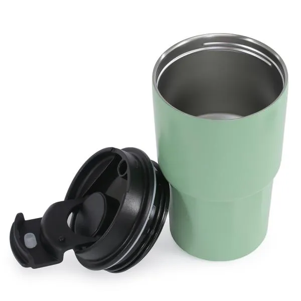 COPO TÉRMICO EM AÇO INOX CLARO - 450 ML - Imagem 4
